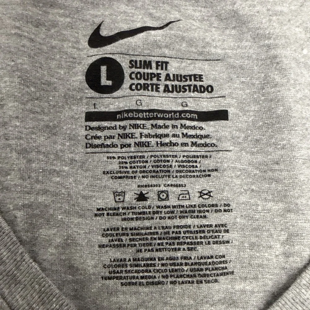 New‎ England Patriots Nike Super Bowl XLIX Champions T-shirt Women's Large Grey